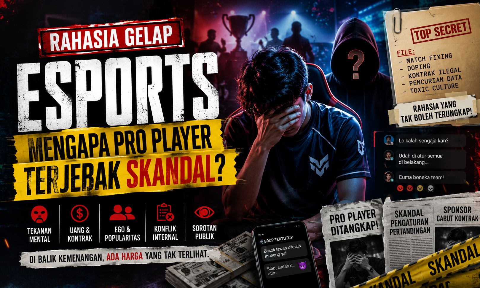 Mengapa Banyak Pro Player Pernah Terlibat Skandal Besar?